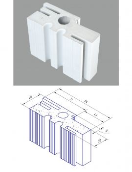 Телескопическая дверная коробка 100 мм