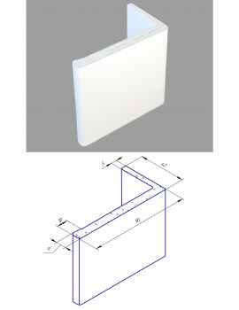 Телескопический наличник L42