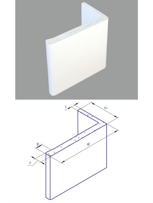 Телескопический наличник L42